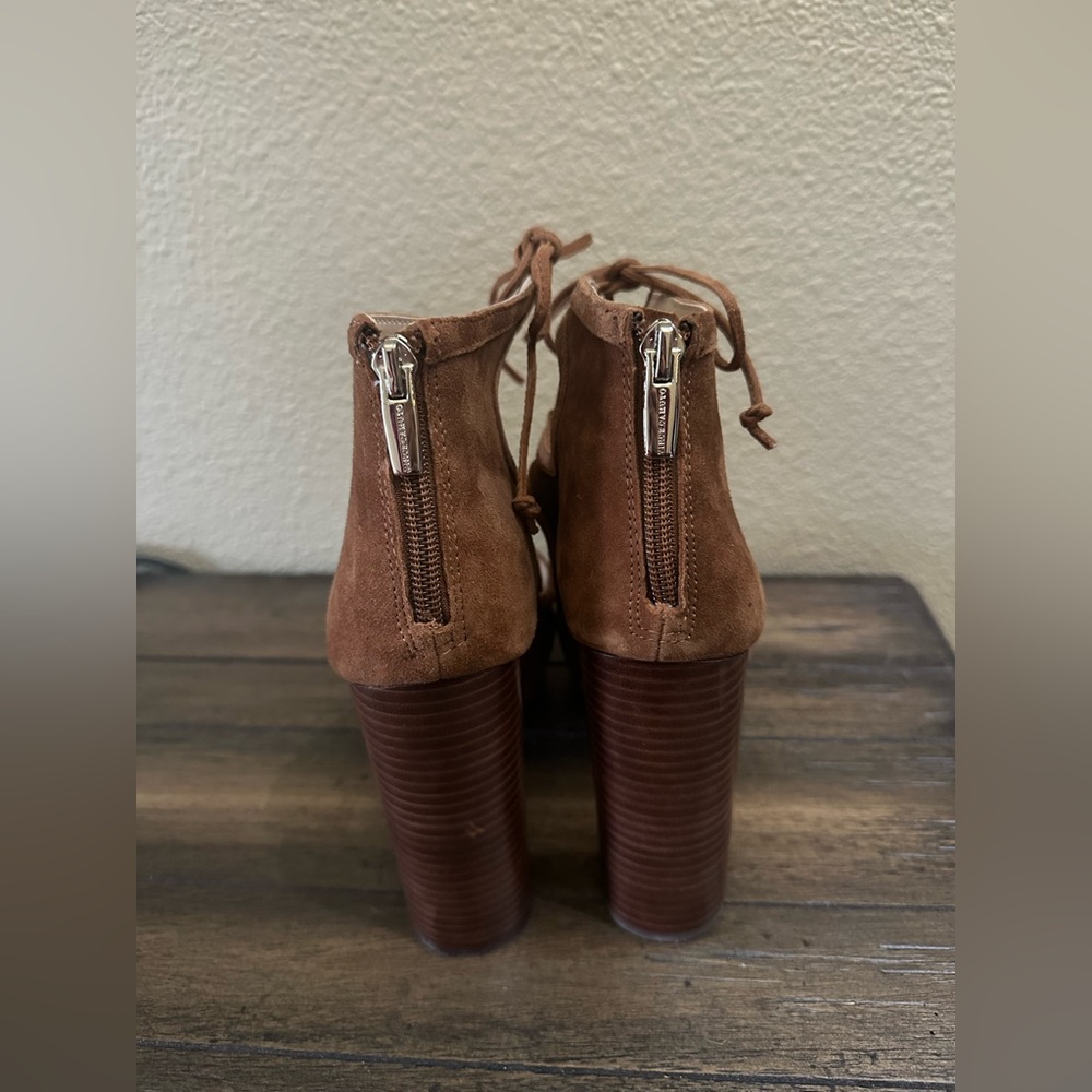 Vince Camuto Kamaye Platform Sandal Size 7 Tan - Picture 4 of 5